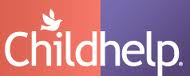 A child help logo with a dove on it.