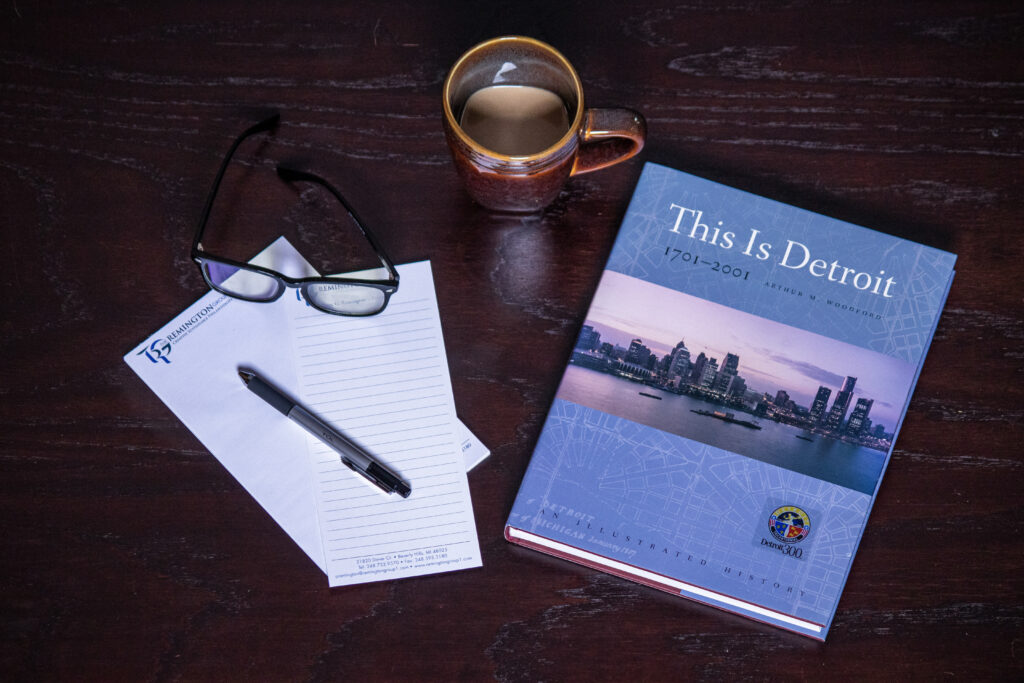 This Is Detroit Book and a Coffee Mug