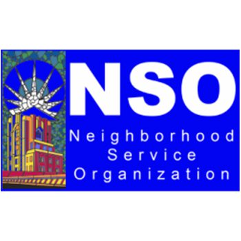 Nso neighborhood service organization logo.