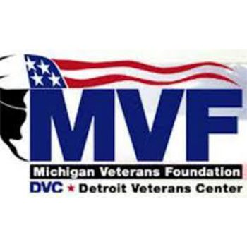 The michigan veterans foundation logo.