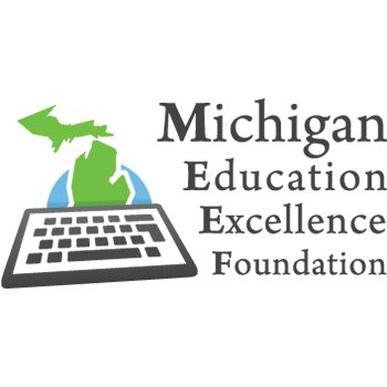 Michigan education excellence foundation logo.