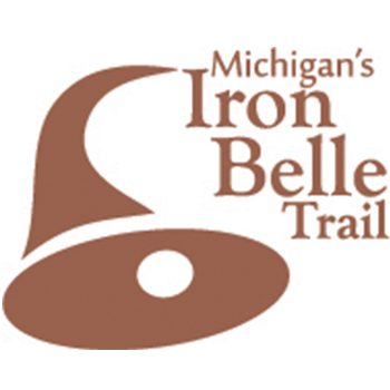 Michigan's iron bell trail logo.