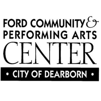 Ford community and performing arts center logo.