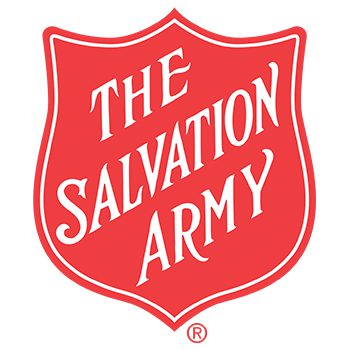 The salvation army logo on a white background.