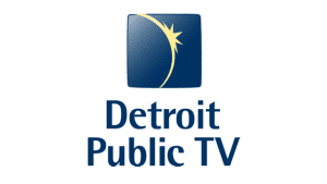 Detroit public tv logo.
