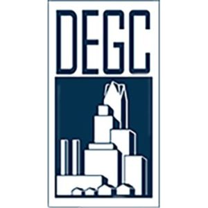 Degc logo on a white background.