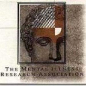 The logo for the mental illness research association.